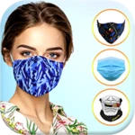 face mask photo editor android application logo